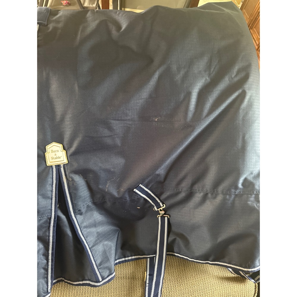 Barn & Stable Schneiders Horse Blanket Navy Blue Waterproof Breathable Turnout
